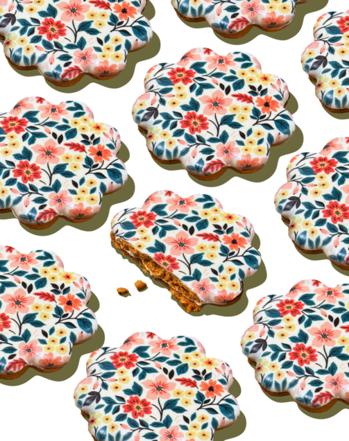 Bohemian Garden x6 - Speculoos Sandwich Biscuits with a twist