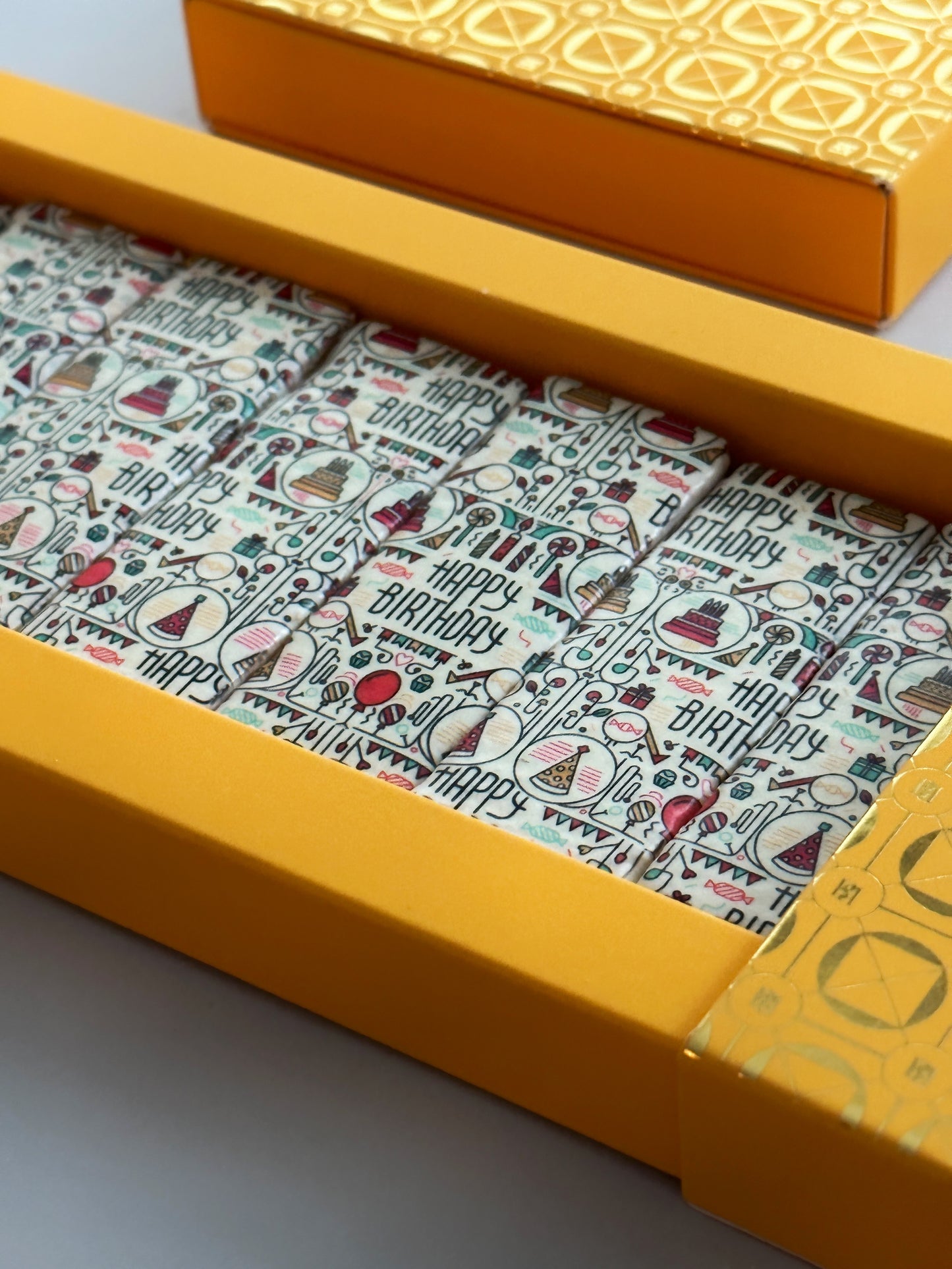 Luxury Birthday - Artisan Shortbread Biscuits (8pcs)