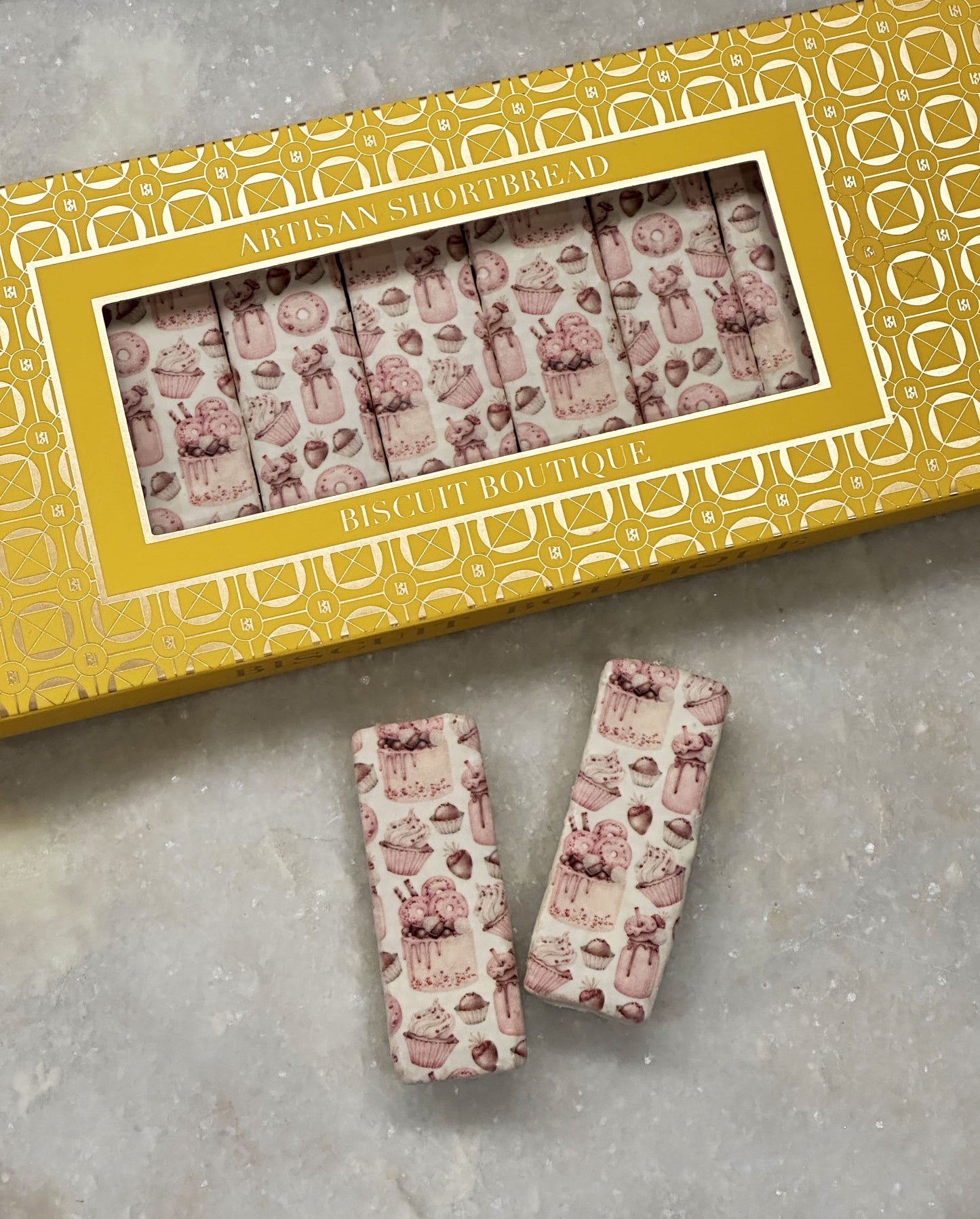 Birthday Chic - Artisan Shortbread Biscuits (8pcs)