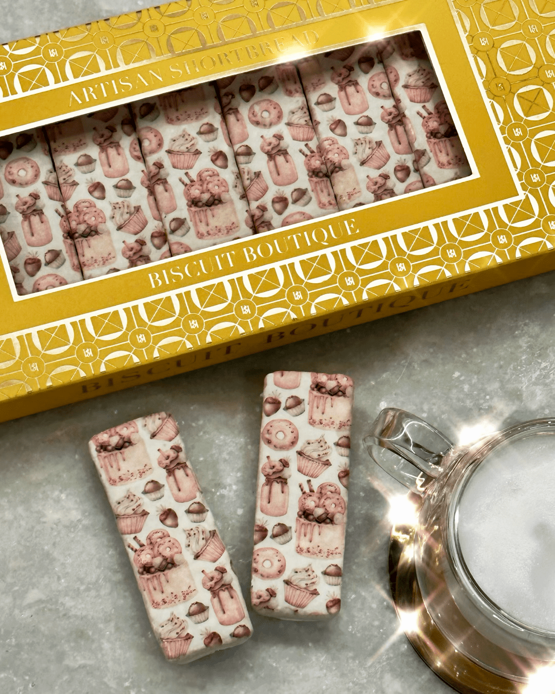 Birthday Chic - Artisan Shortbread Biscuits (8pcs)