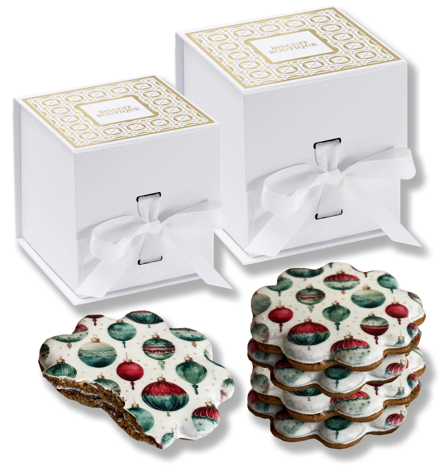 MC12 - Christmas Ornaments -Speculoos Sandwich Biscuits with a twist