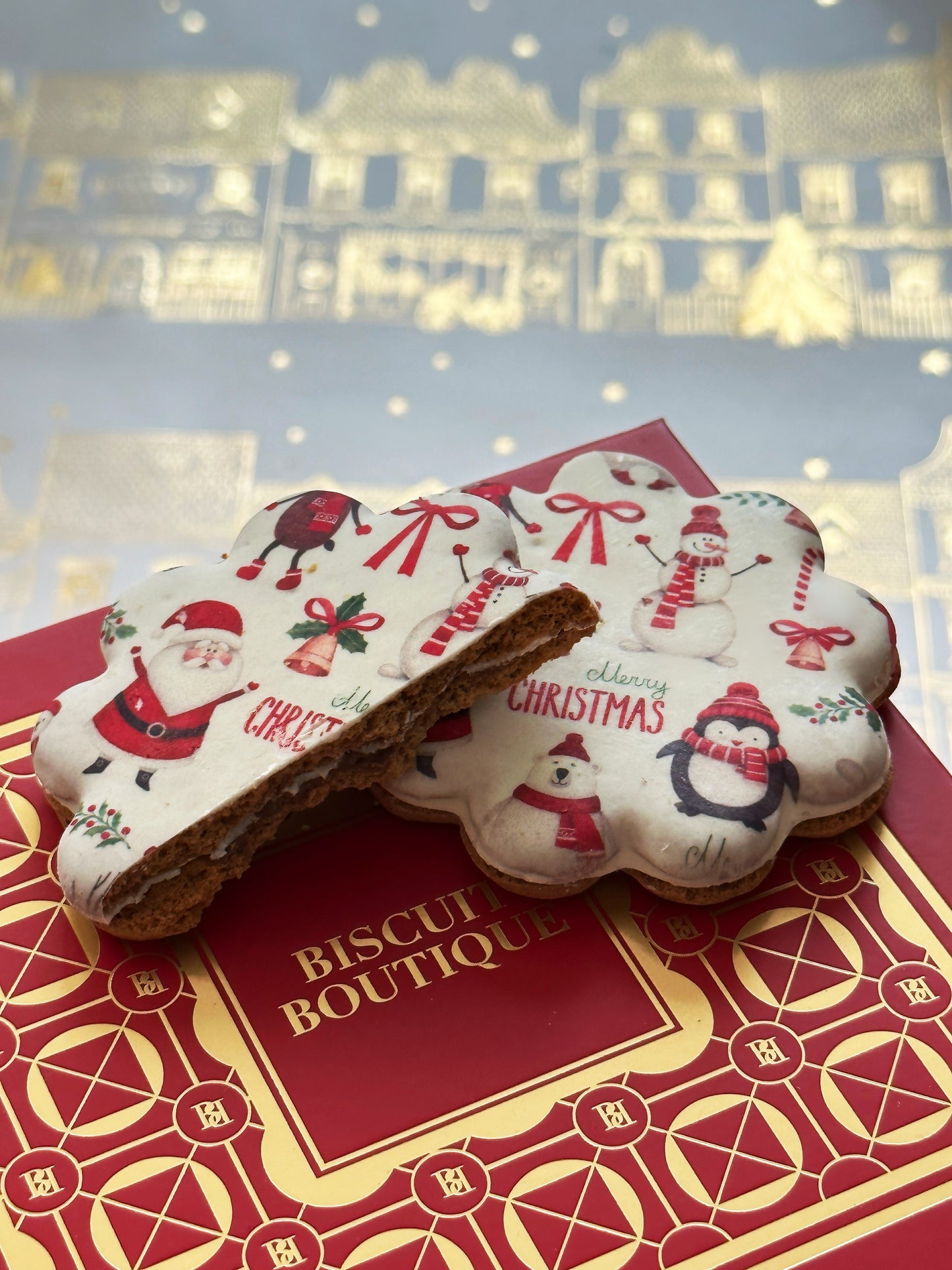 MC13 - Christmas party Speculoos Sandwich Biscuits with a twist