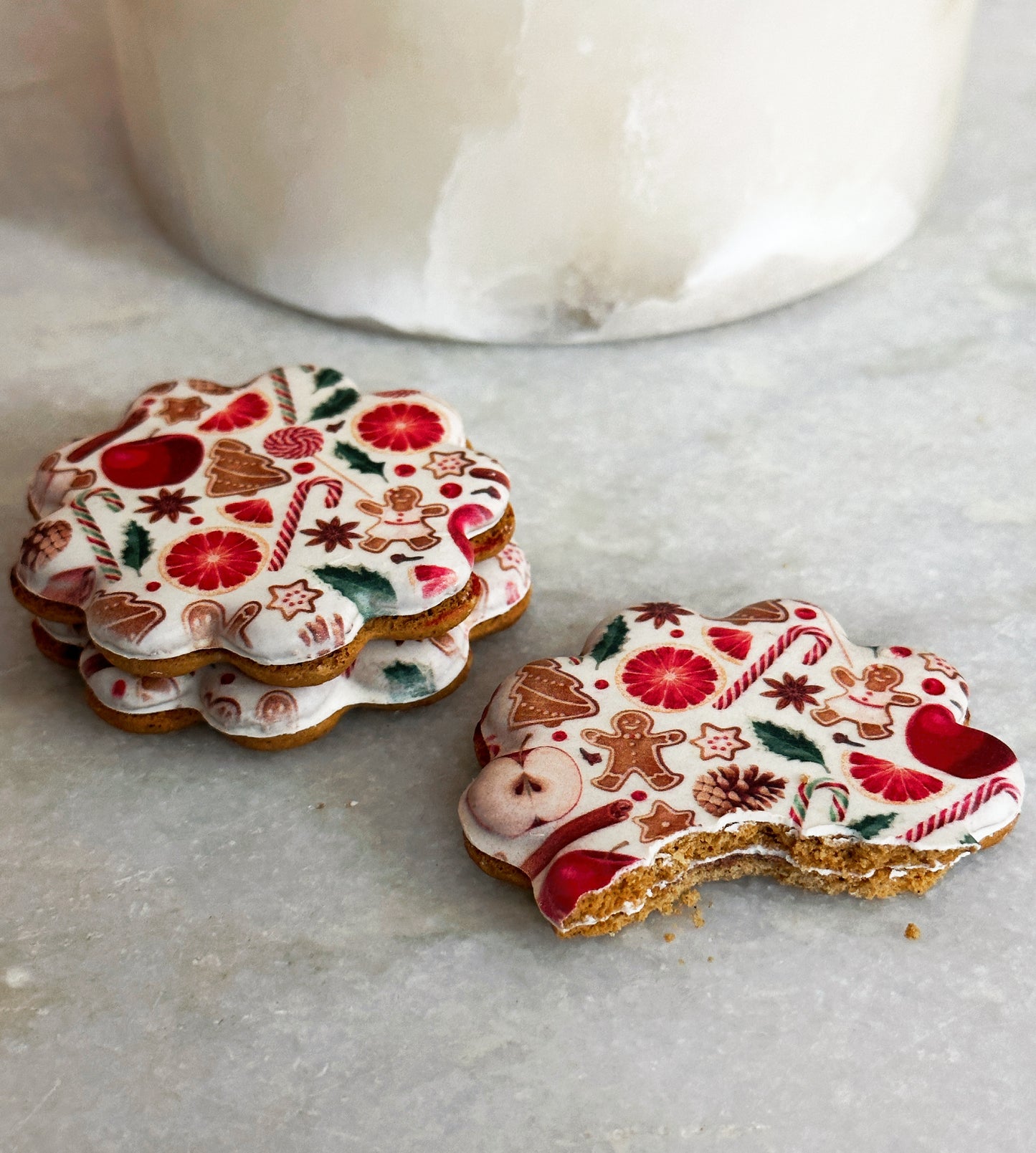 MC14 - Christmas treats Speculoos Sandwich Biscuits with a twist