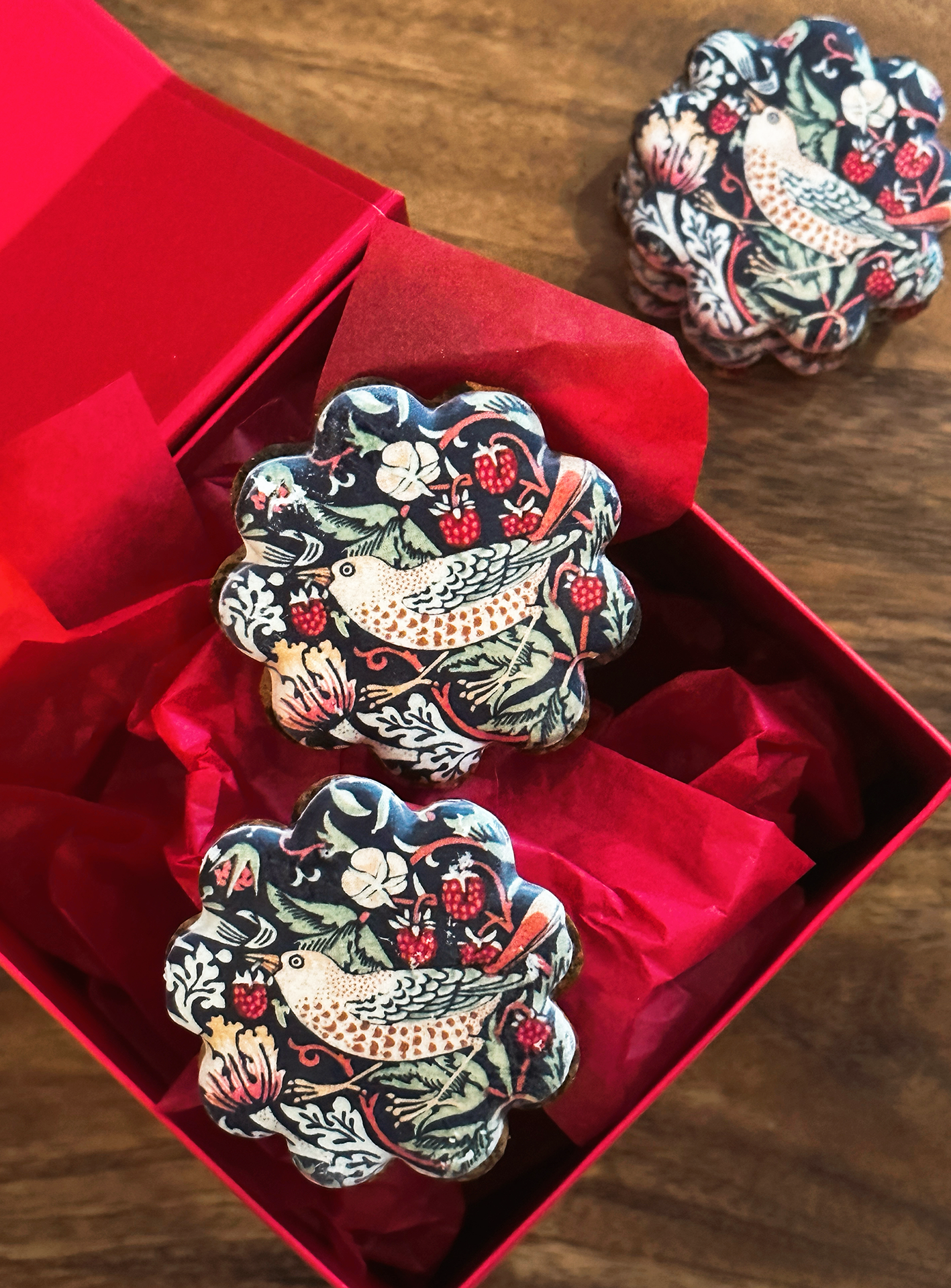 WS1 - William Morris x Biscuit Boutique - Speculoos with a twist Biscuits