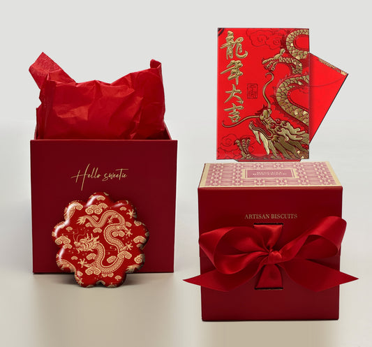 YD1 - Year of the Dragon Speculoos biscuits with Red envelope