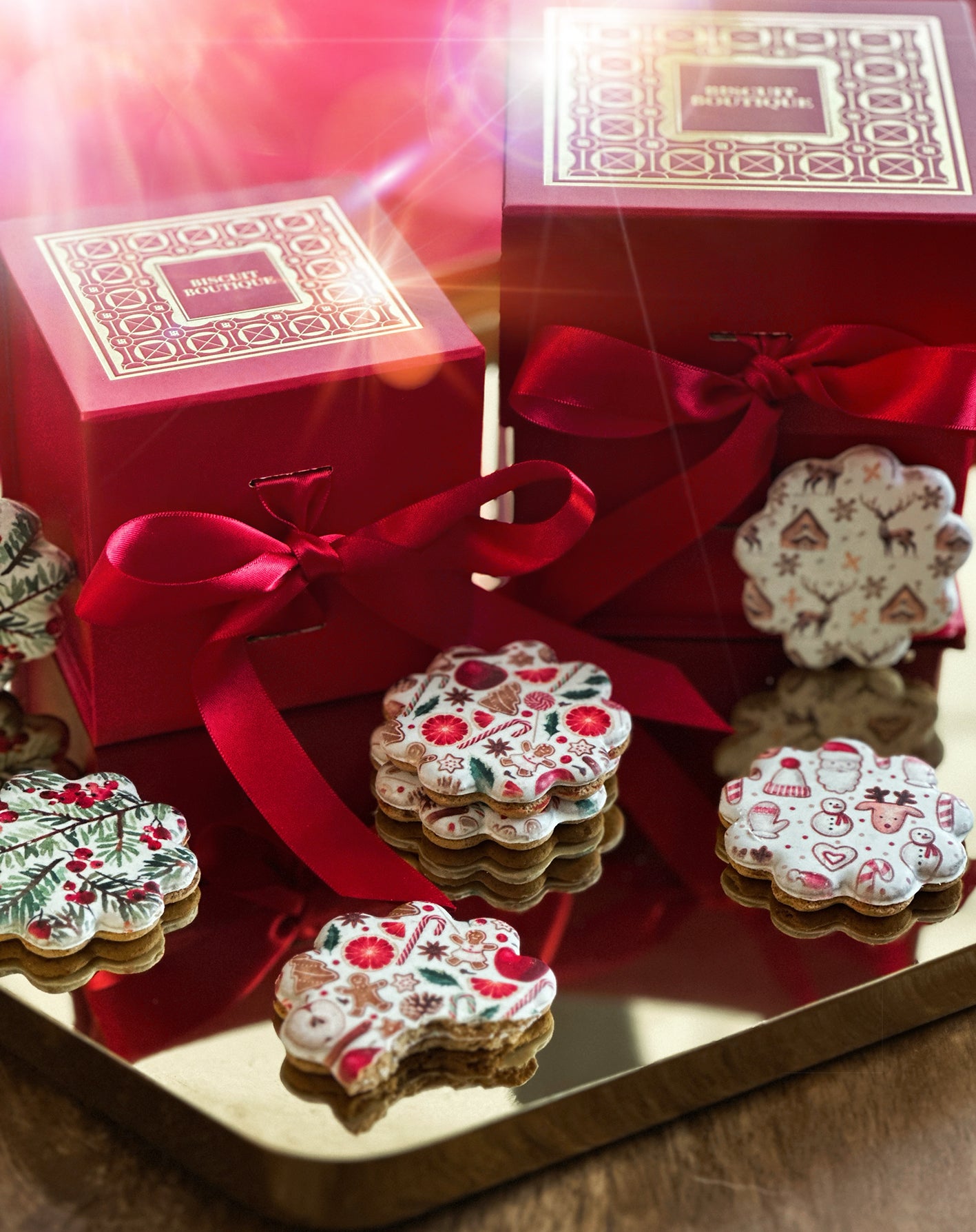 MC7 - Winter Wonderland Speculoos Sandwich Biscuits with a twist