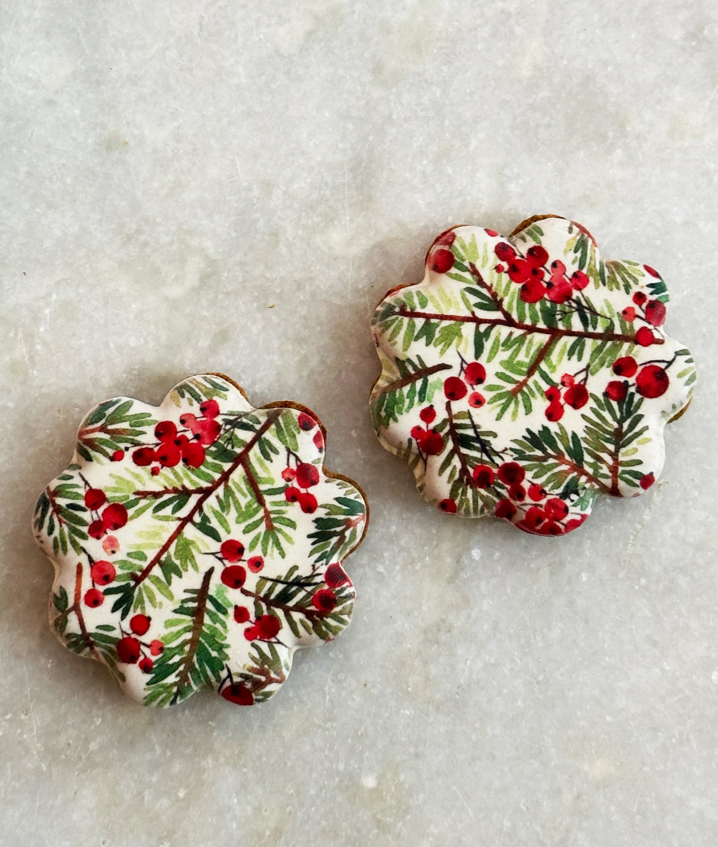 MC15 Winter berries - Speculoos Sandwich Biscuits with a twist
