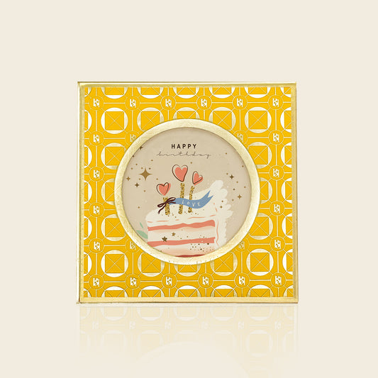 EBC9 - Slice of Happiness - Edible Greeting card