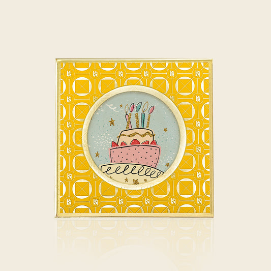 EBC3 - Birthday Cake- Edible Greeting card