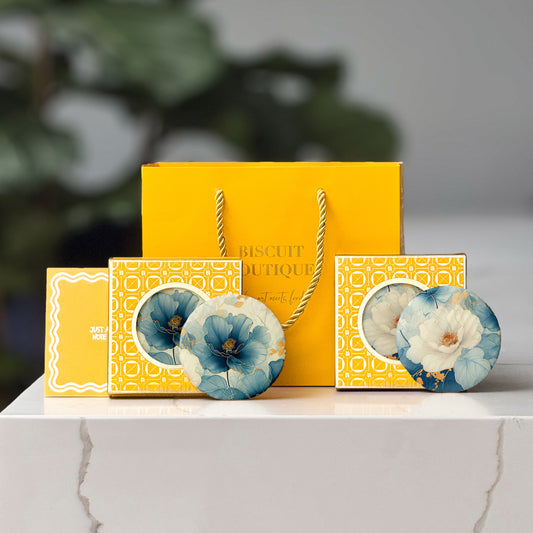 Blue Floral Gift Set