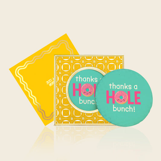 ETC5 - Thanks a hole bunch - Edible Greeting card