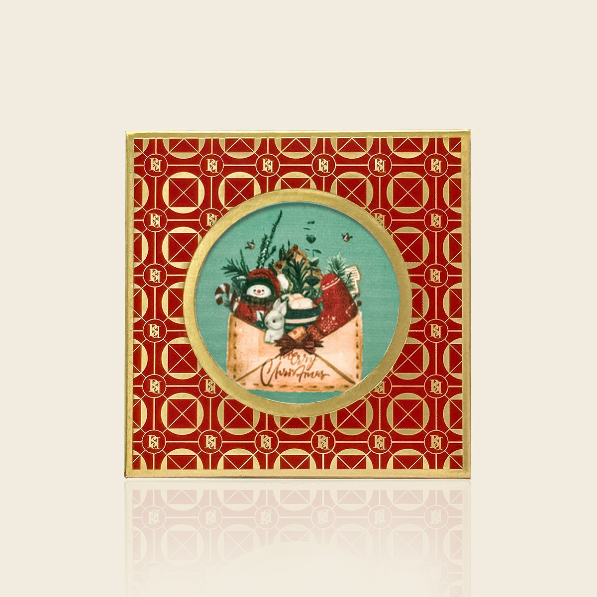 EC6 - Christmas Envelope - Edible Greeting card