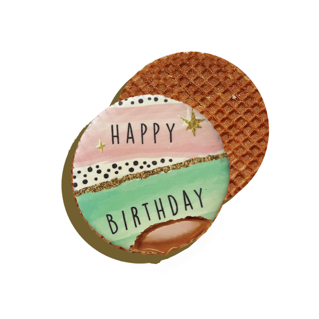 BW6 - A little Birthday wish - Caramel Biscuits (8pcs)