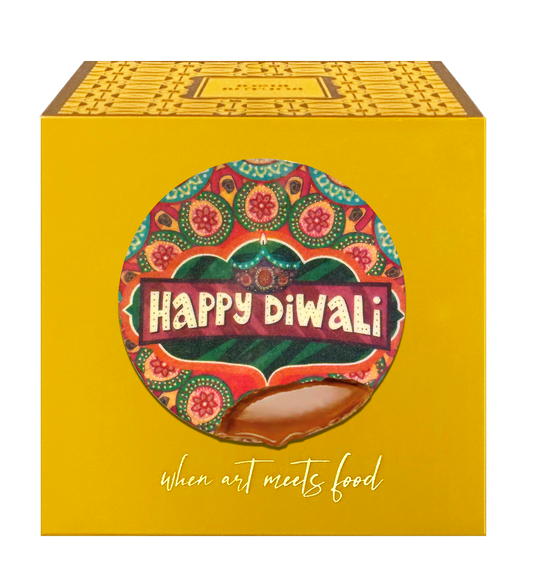 DI1 - Happy Diwali  - Caramel Biscuits (8pcs)