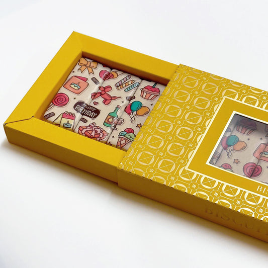 Jolly Good Birthday - Artisan Shortbread Biscuits (8pcs)