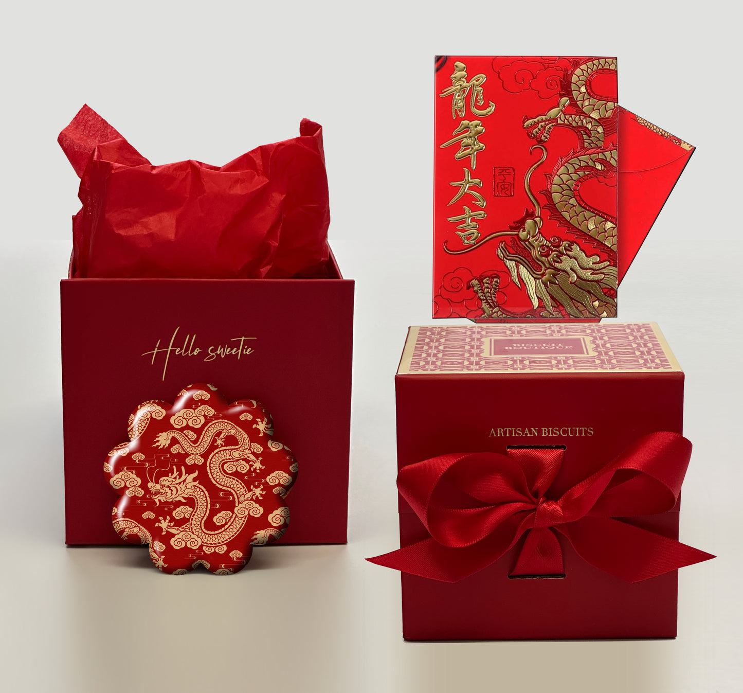 YD1 - Year of the Dragon Speculoos biscuits with Red envelope