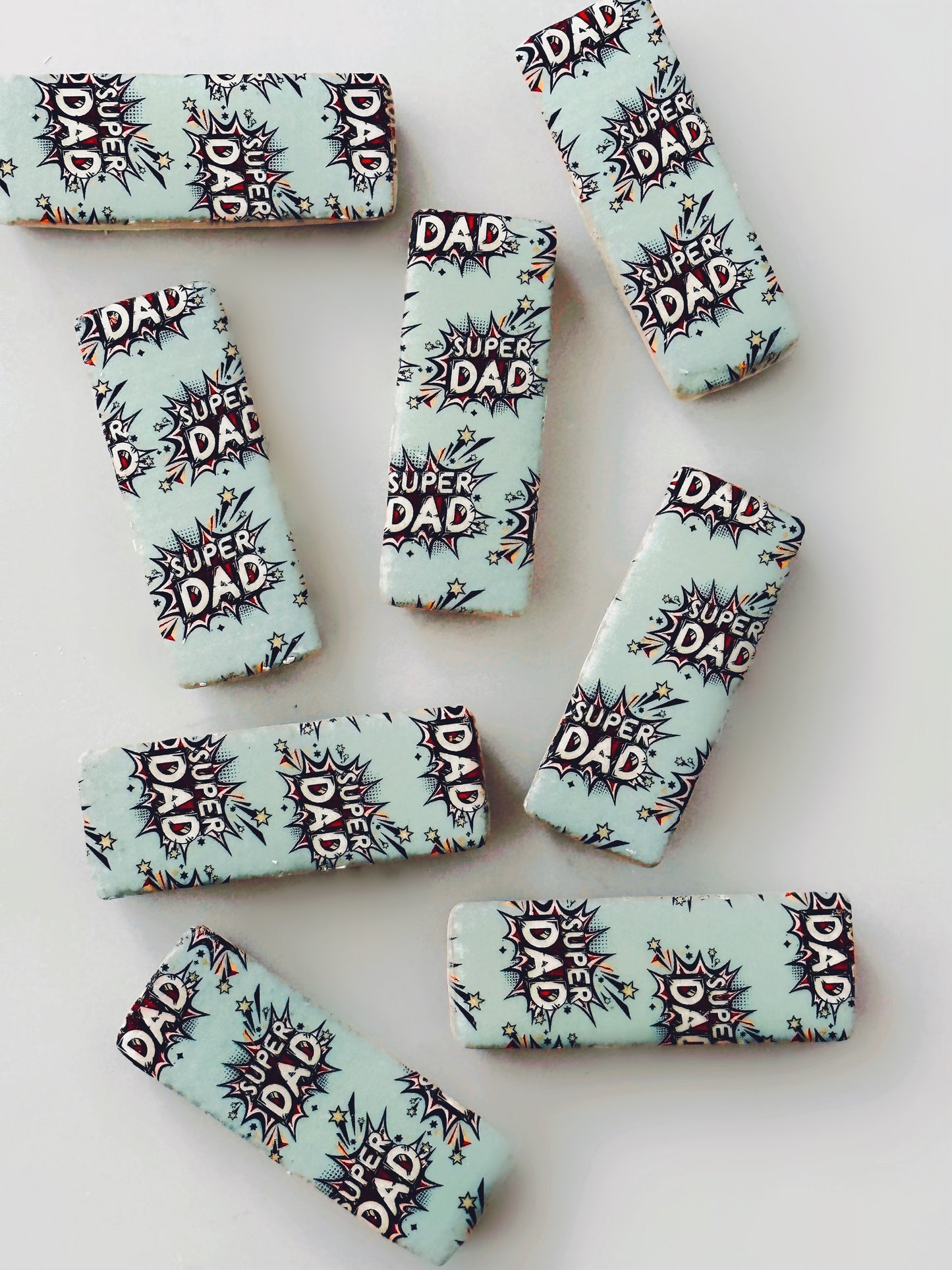 Dad Superhero - Artisan Shortbread Biscuits (8pcs)