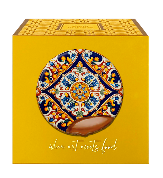 AT1W - Amalfi Tiles  - Caramel Biscuits (8pcs)