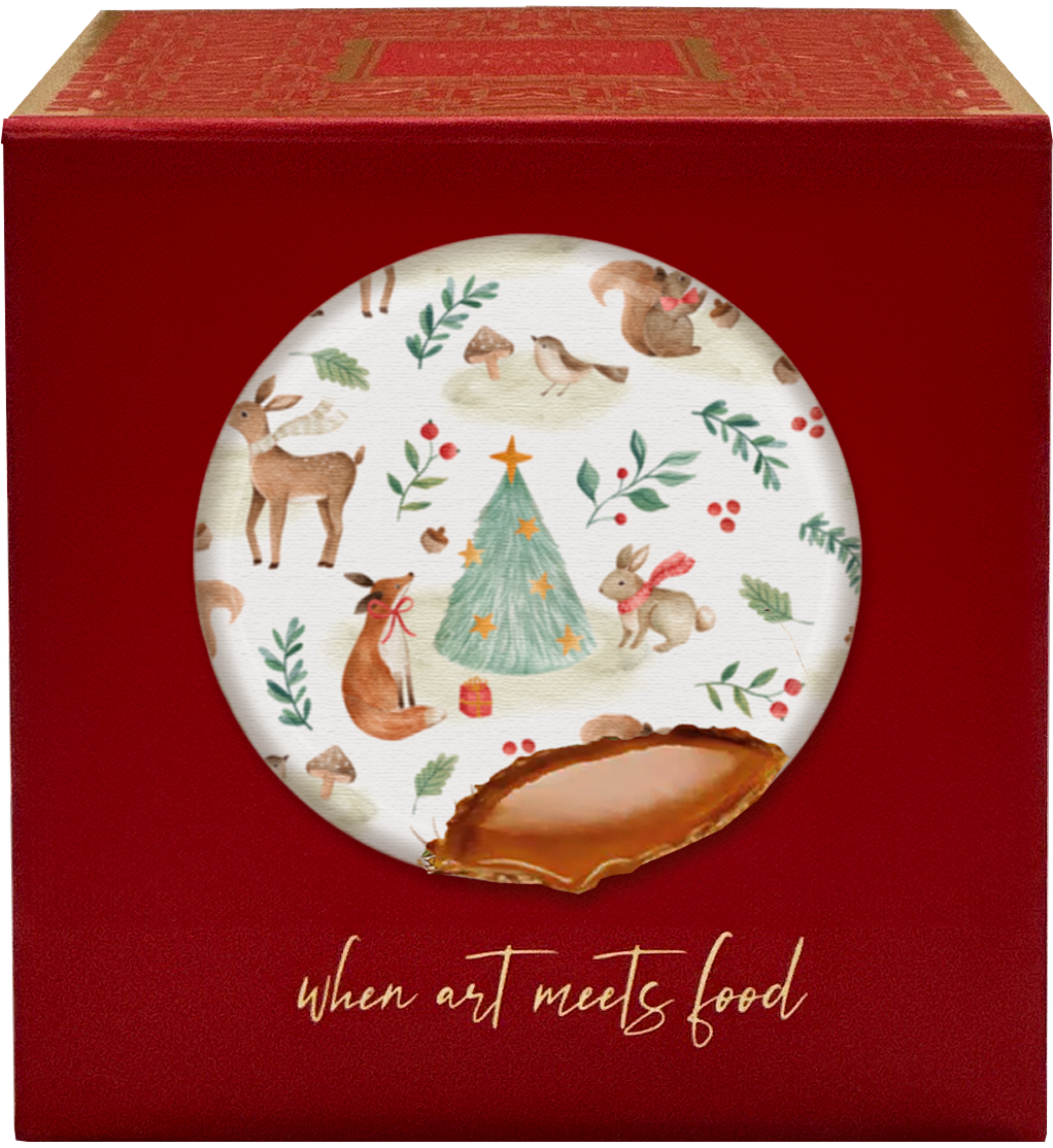 FW5 - Jolly Good Christmas - Caramel Stroopwafel biscuits