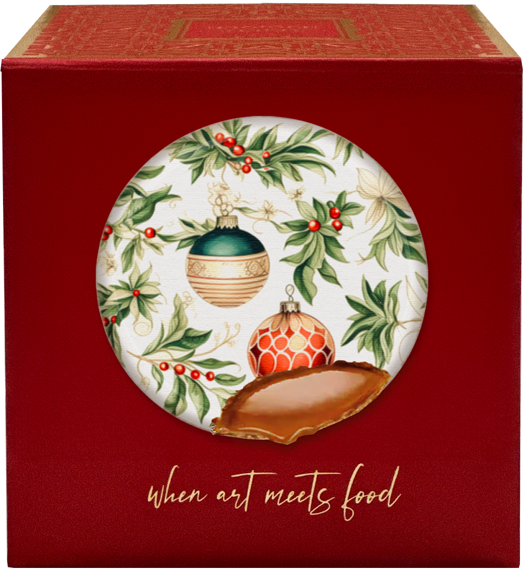 FW3 - Festive Ornaments Biscuits - Caramel Stroopwafel biscuits