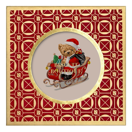 C3W - Festive Teddy Edible Greeting Card (pack of 4)